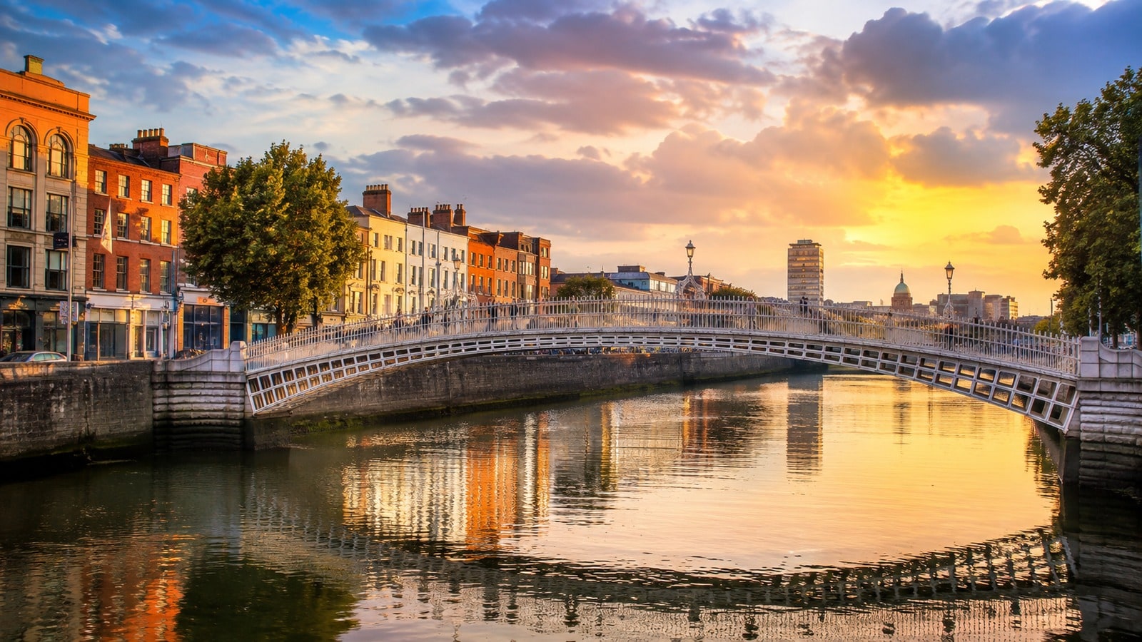 Dublin, Irlandia — ilustracja kierunku lub oferty