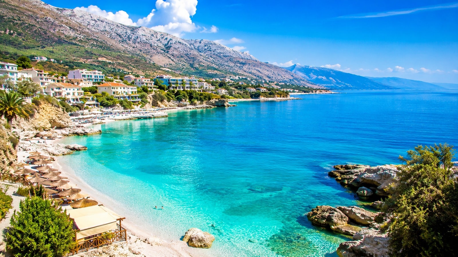 Durrës, Albania — ilustracja kierunku lub oferty