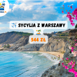 🇮🇹 🔥 Sycylia z Warszawy | 544 zł | 31.07–03.08