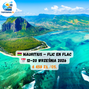 🌴✈Mauritius | 12–20 września 2026🌴 4 458 zł