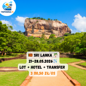 🇱🇰 SRI LANKA 🌴✈️ 3 110,50 zł/os — 21–28 maja 2026