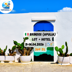 🇮🇹 BRINDISI (Apulia) ☀️ 569 zł/os — 11–14.04.2026