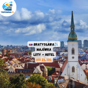 🇸🇰 MAJÓWKA W BRATYSŁAWIE ✈️ 30.04–03.05 💰 od 551 zł / osoba