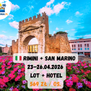 🇮🇹 Rimini + San Marino | 23–26.04.2026 | 569 zł / os.