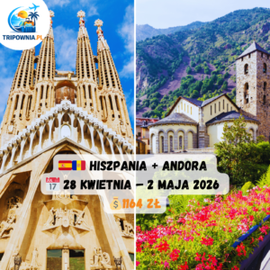 🇪🇸🇦🇩 Barcelona + Pireneje + Andora | Majówka - 28.04–02.05.2026 | 1164 zł