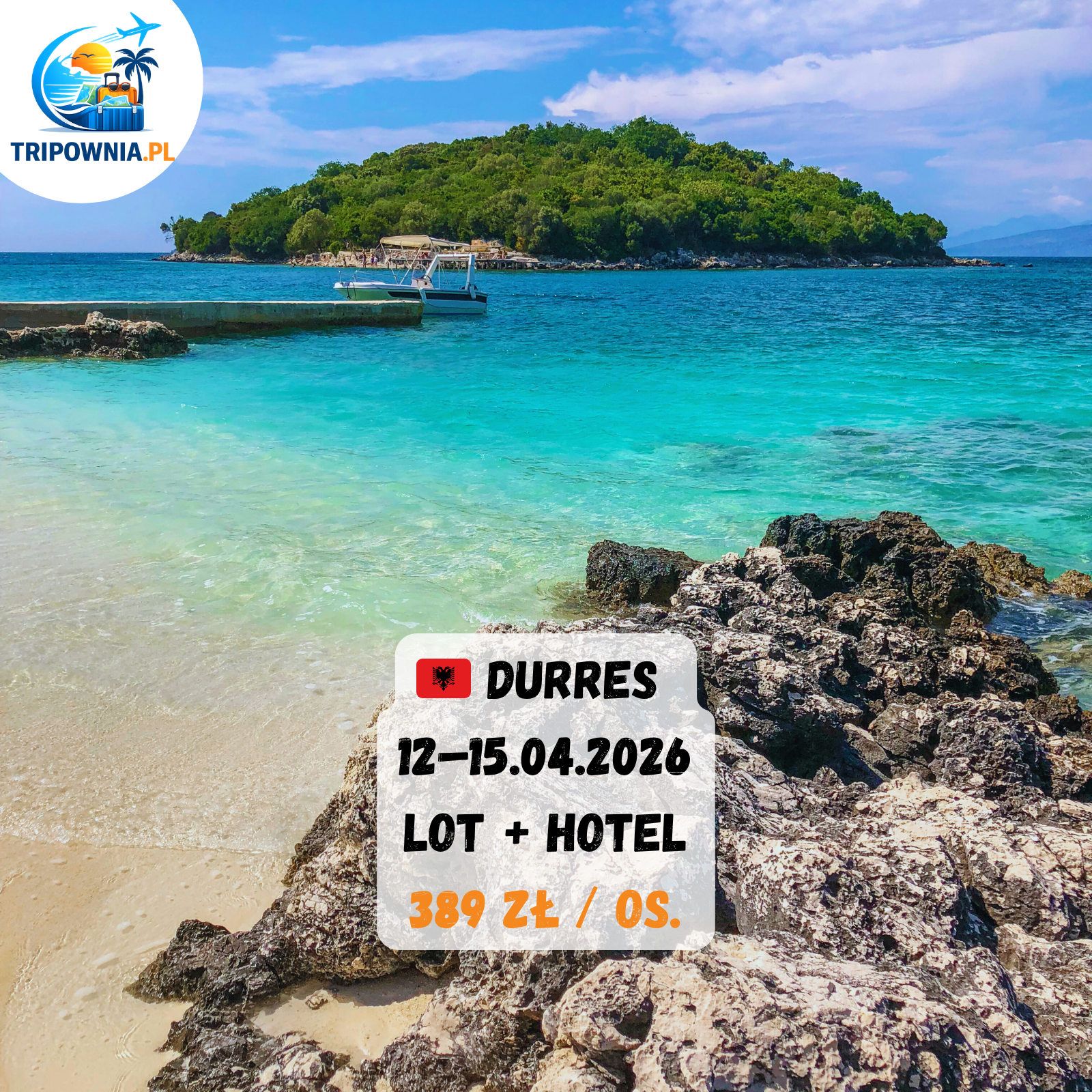 🇦🇱 Albania za grosze! Durres na 3 noce od 389 zł / os.