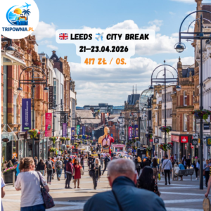 🇬🇧 LEEDS ✈️ CITY BREAK | 21–23.04.2026 | od ok. 417 zł / os.
