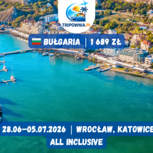 Bułgaria all inclusive | 28.06–05.07.2026 | 1 689 zł / os.