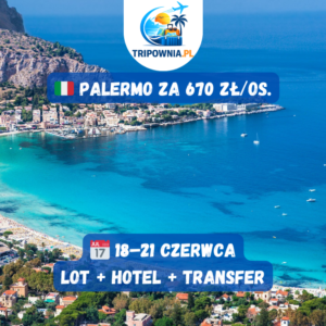 🇮🇹 Palermo, Sycylia | 18–21.06.2026 | 3 noce | 670 zł/os.