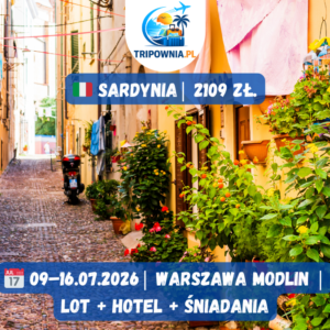🇮🇹 Sardynia – Alghero | 09–16.07.2026 |  2109 zł / os. ze śniadaniami