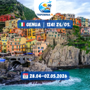 🇮🇹 Genua + Cinque Terre | 28.04–02.05.2026 | 1250 zł / os.