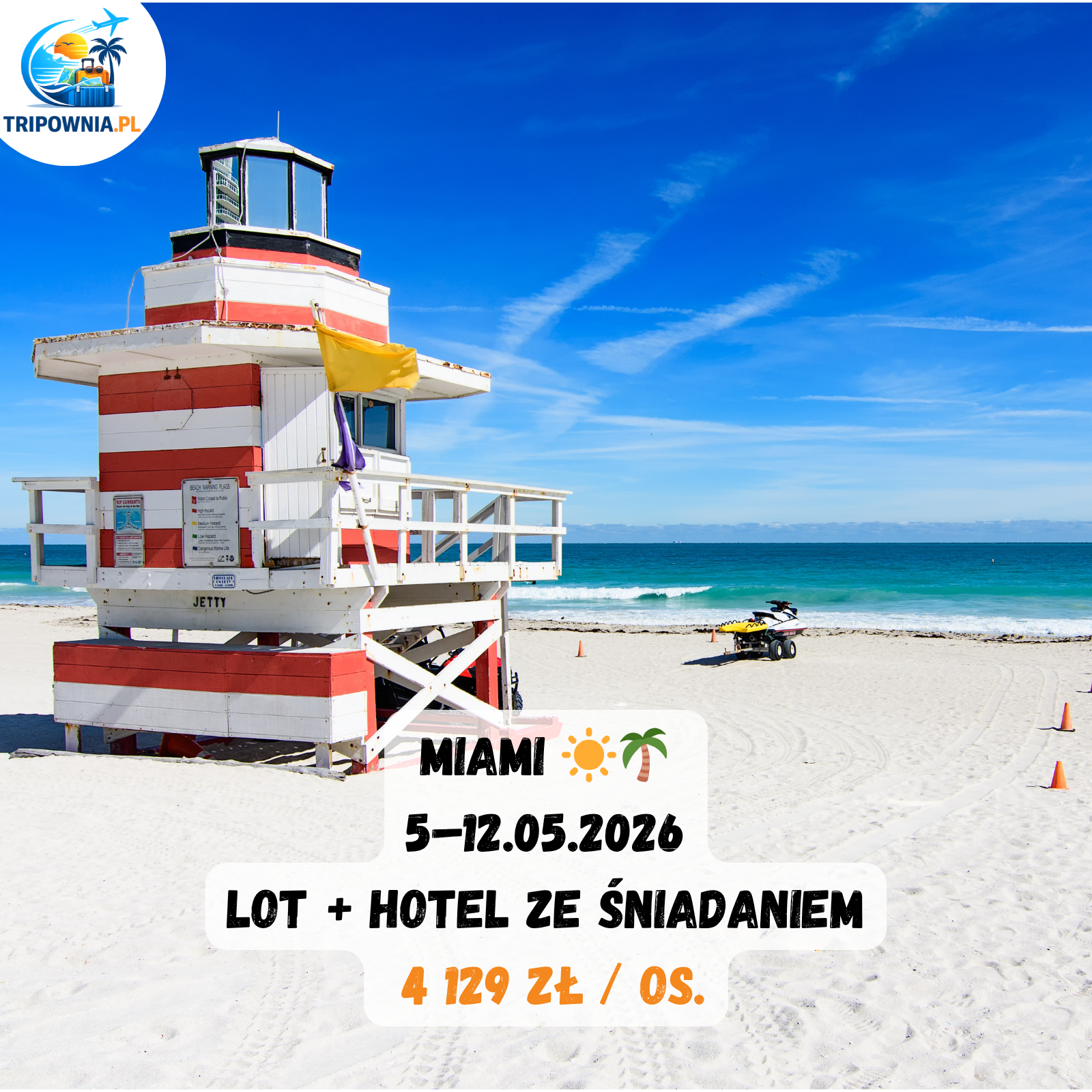 🇺🇸 Miami | 5–12.05.2026 | 7 nocy | 4 129 zł / os.