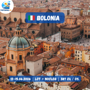 🇮🇹 Bolonia | 29.04–02.05.2026 | 640 zÅ‚ / os.