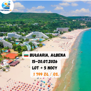 🇧🇬 Bułgaria, Ałbena | 15–20.07.2026 | od 1 799 zł / os.