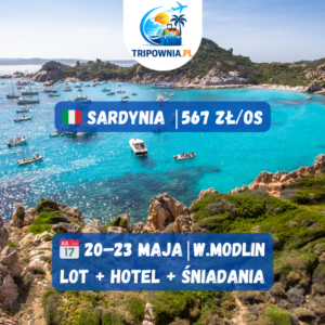 🇮🇹 Sardynia – Alghero | 20–23.05.2026 | Warszawa Modlin