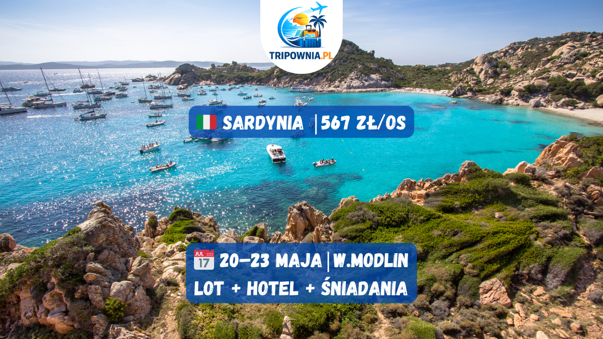 🇮🇹 Sardynia – Alghero | 20–23.05.2026 | Warszawa Modlin