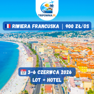 🇫🇷 Nicea + Monako | Riwiera Francuska na Boże Ciało | 3–6.06.2026 | Warszawa