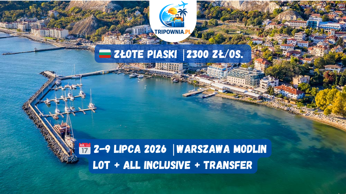 🇧🇬 Bułgaria All Inclusive w lipcu | Warszawa Modlin