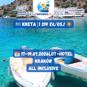 🔥 All inclusive z Krakowa od 1 219 zł za osobę! Kreta
