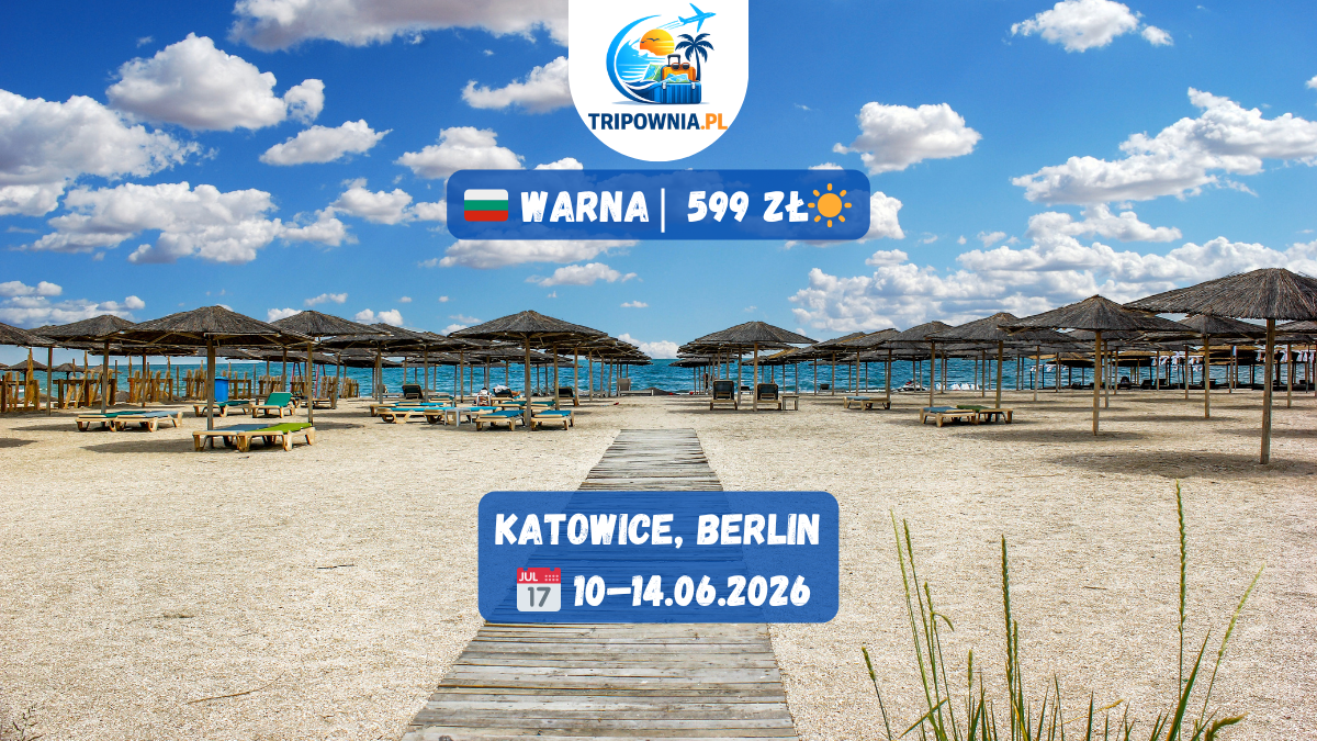 🇧🇬 Bułgaria / Warna | 10–14.06.2026 | 4 noce | 599 zł / os.