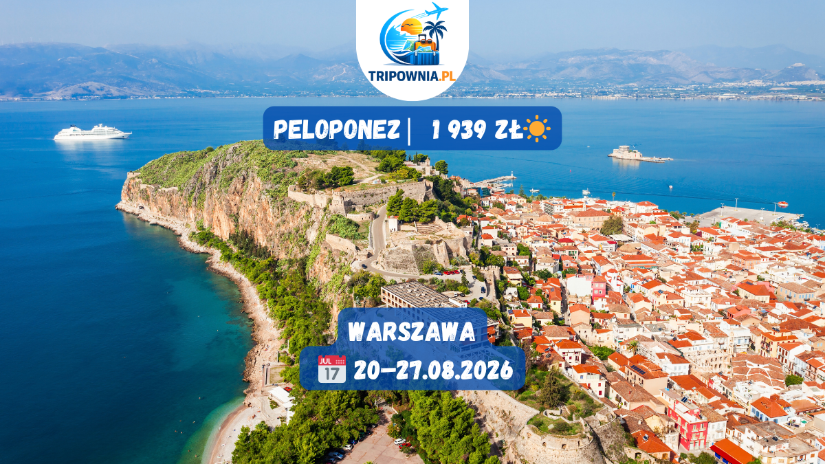 🇬🇷 Grecja, Peloponez — 6 nocy All Inclusive za 1 939 zł/os.!