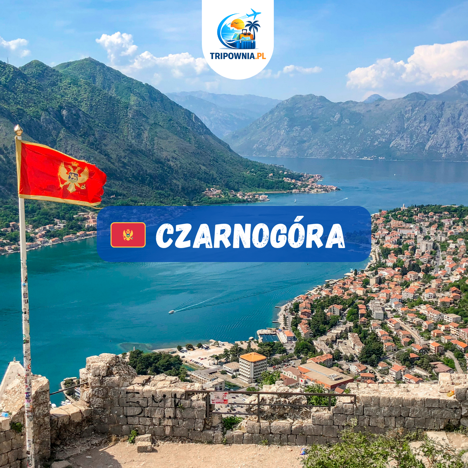 🇲🇪 Czarnogóra / Podgorica z Wrocławia | 18–21.06.2026 | 3 noce | Śniadania