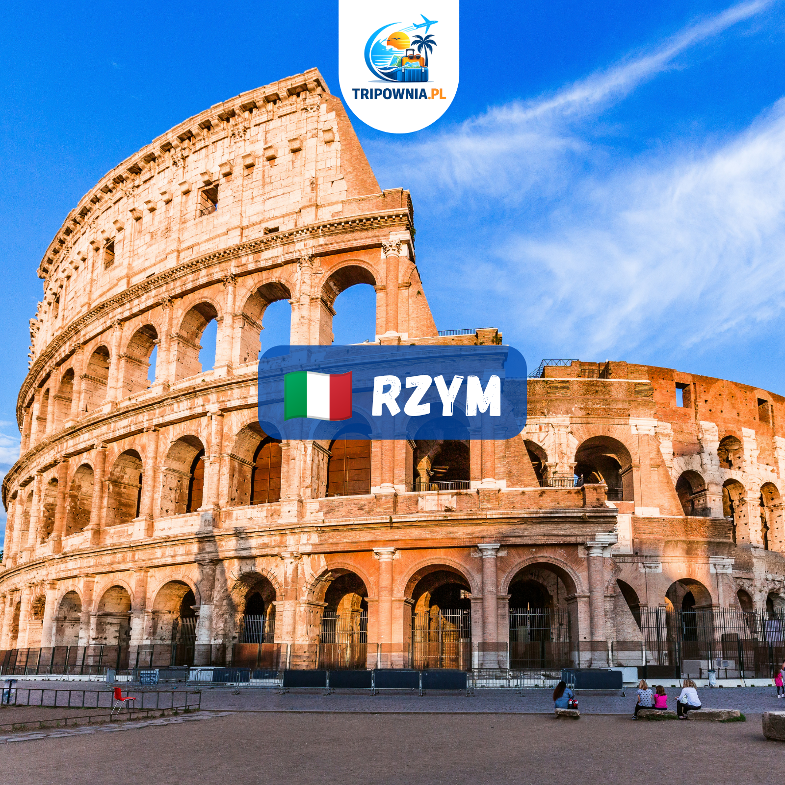 🇮🇹 Rzym z Warszawy za 899 zł/os. | 25–27.07.2026 | 2 noce | Śniadania