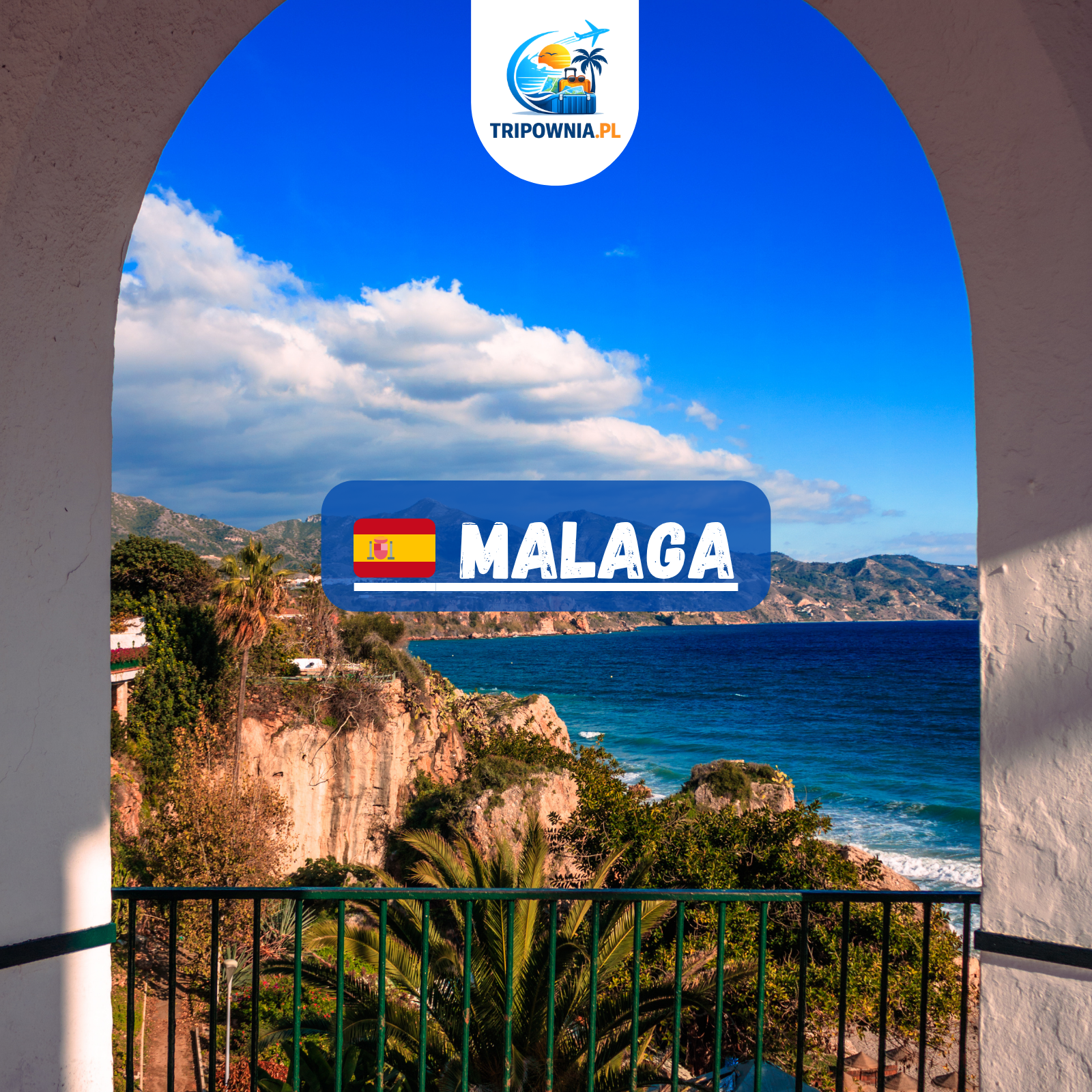 🇪🇸 Malaga z Warszawy za 979 zł/os. | 08–11.08.2026 | 3 noce | Śniadania